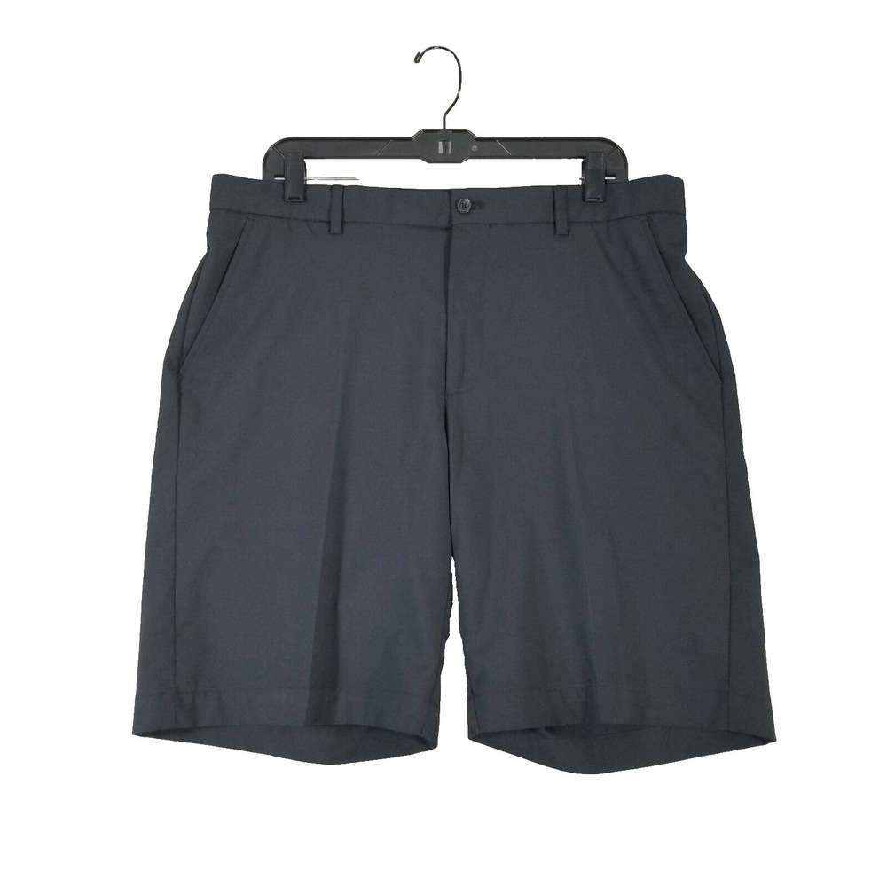 Greg Norman golf shorts men's 36x9.5 black Dri-Fit flex stretch preppy sports